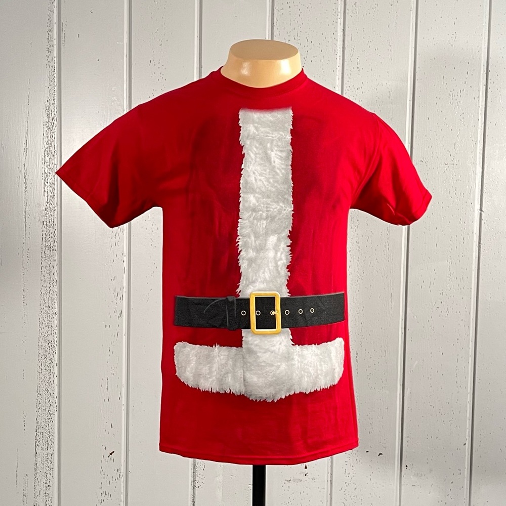 *DEC. 25 Santa Claus Short Sleeve Crewneck Short Sleeve T-Shirt Sz M